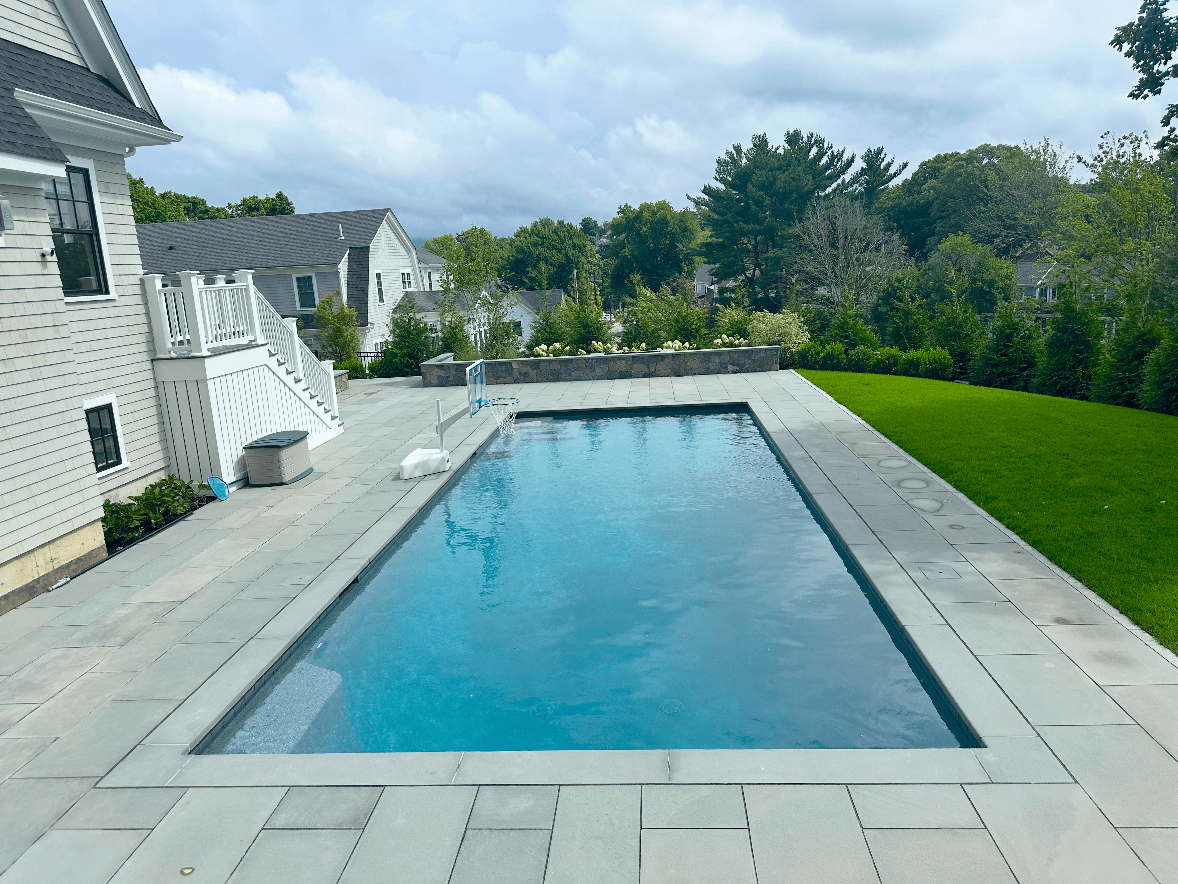 Pool and stonework