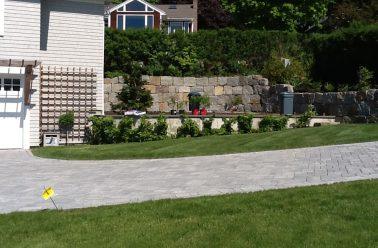 stone driveway