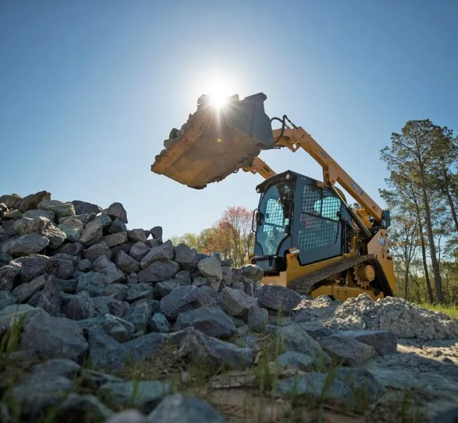 Landscape construction Caterpillar