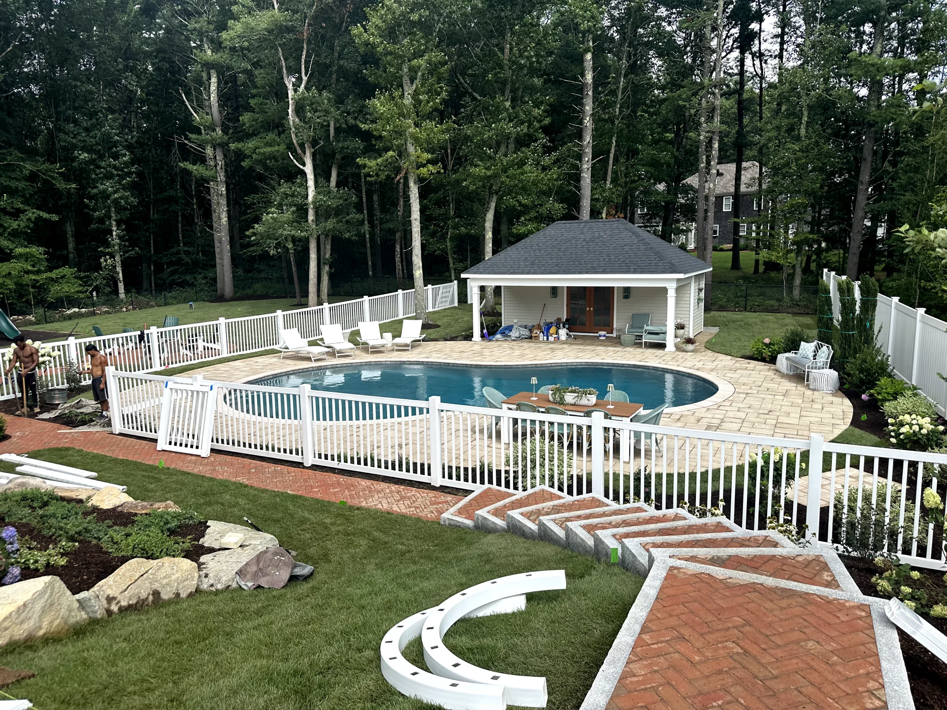 Pool project in process