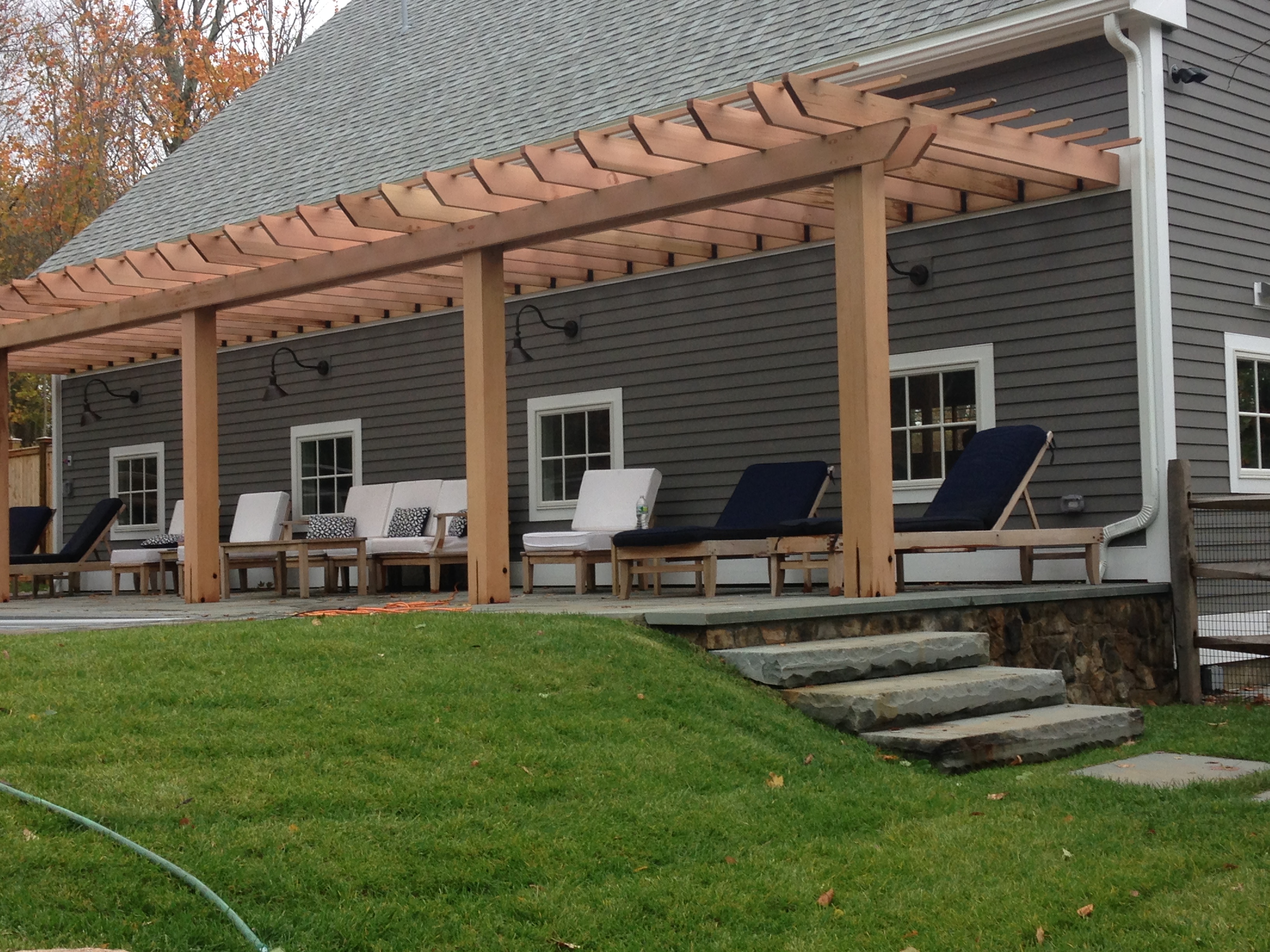 cedar pergola